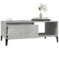 vidaXL Couchtisch Betongrau 90x50x36,5 cm Holzwerkstoff vidaXL Couchtisch Betongrau 90x50x36,5 cm Holzwerkstoff