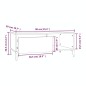 vidaXL Couchtisch Betongrau 90x50x36,5 cm Holzwerkstoff vidaXL Couchtisch Betongrau 90x50x36,5 cm Holzwerkstoff