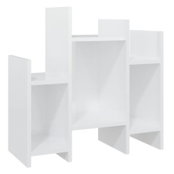 vidaXL Regalschrank Hochglanz-Weiß 60x26x60 cm Holzwerkstoff