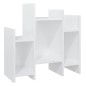 vidaXL Regalschrank Hochglanz-Weiß 60x26x60 cm Holzwerkstoff vidaXL Regalschrank Hochglanz-Weiß 60x26x60 cm Holzwerkstoff