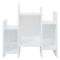 vidaXL Regalschrank Hochglanz-Weiß 60x26x60 cm Holzwerkstoff vidaXL Regalschrank Hochglanz-Weiß 60x26x60 cm Holzwerkstoff