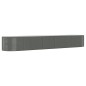 vidaXL Hochbeet Pulverbeschichteter Stahl 507x100x68 cm Grau vidaXL Hochbeet Pulverbeschichteter Stahl 507x100x68 cm Grau