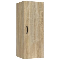 vidaXL Hängeschrank Sonoma-Eiche 34,5x34x90 cm Holzwerkstoff