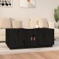 vidaXL Couchtisch Schwarz 100x50x41 cm Massivholz Kiefer vidaXL Couchtisch Schwarz 100x50x41 cm Massivholz Kiefer