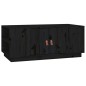 vidaXL Couchtisch Schwarz 100x50x41 cm Massivholz Kiefer vidaXL Couchtisch Schwarz 100x50x41 cm Massivholz Kiefer