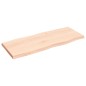 vidaXL Tischplatte 100x40x4 cm Massivholz Eiche Unbehandelt Baumkante vidaXL Tischplatte 100x40x4 cm Massivholz Eiche Unbehandelt Baumkante