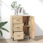 vidaXL Sideboard Sonoma-Eiche 69,5x34x90 cm Holzwerkstoff vidaXL Sideboard Sonoma-Eiche 69,5x34x90 cm Holzwerkstoff
