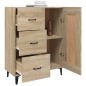 vidaXL Sideboard Sonoma-Eiche 69,5x34x90 cm Holzwerkstoff vidaXL Sideboard Sonoma-Eiche 69,5x34x90 cm Holzwerkstoff