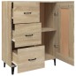 vidaXL Sideboard Sonoma-Eiche 69,5x34x90 cm Holzwerkstoff vidaXL Sideboard Sonoma-Eiche 69,5x34x90 cm Holzwerkstoff