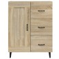 vidaXL Sideboard Sonoma-Eiche 69,5x34x90 cm Holzwerkstoff vidaXL Sideboard Sonoma-Eiche 69,5x34x90 cm Holzwerkstoff