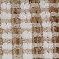 vidaXL Handgewebtes Badematten-Set Jute Stoff Natur und Weiß vidaXL Handgewebtes Badematten-Set Jute Stoff Natur und Weiß