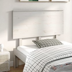 vidaXL Kopfteil Weiß 124x6x82,5 cm Massivholz Kiefer