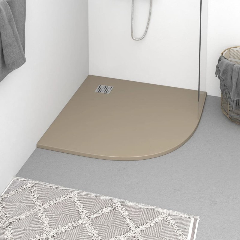 vidaXL Duschwanne SMC Braun 90x90 cm vidaXL Duschwanne SMC Braun 90x90 cm
