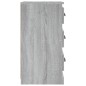 vidaXL Sideboard Grau Sonoma 36x35,5x67,5 cm Holzwerkstoff vidaXL Sideboard Grau Sonoma 36x35,5x67,5 cm Holzwerkstoff