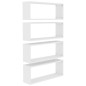 vidaXL Würfelregale 4 Stk. Weiß 60x15x23 cm Holzwerkstoff vidaXL Würfelregale 4 Stk. Weiß 60x15x23 cm Holzwerkstoff