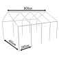 Pavillon Stahlgestell Partyzeltrahmen Zeltrahmen Gestell 8 x 4 m Pavillon Stahlgestell Partyzeltrahmen Zeltrahmen Gestell 8 x 4 m