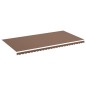 vidaXL Markisenbespannung Braun 6x3 m vidaXL Markisenbespannung Braun 6x3 m