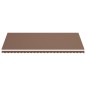 vidaXL Markisenbespannung Braun 6x3 m vidaXL Markisenbespannung Braun 6x3 m