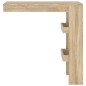 vidaXL Wand-Bartisch Sonoma-Eiche 102x45x103,5 cm Holzwerkstoff vidaXL Wand-Bartisch Sonoma-Eiche 102x45x103,5 cm Holzwerkstoff