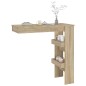 vidaXL Wand-Bartisch Sonoma-Eiche 102x45x103,5 cm Holzwerkstoff vidaXL Wand-Bartisch Sonoma-Eiche 102x45x103,5 cm Holzwerkstoff