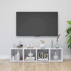 vidaXL TV-Schränke 4 Stk. Weiß 37x35x37 cm Holzwerkstoff