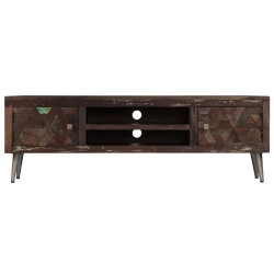 vidaXL TV-Schrank Altholz Massiv 140x30x45 cm