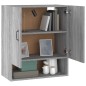 vidaXL Wandschrank Grau Sonoma 60x31x70 cm Holzwerkstoff vidaXL Wandschrank Grau Sonoma 60x31x70 cm Holzwerkstoff