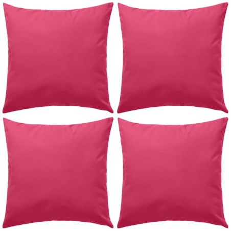 Gartenkissen 4 Stk. 45 x 45 cm Rosa