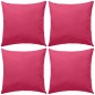 Gartenkissen 4 Stk. 45 x 45 cm Rosa Gartenkissen 4 Stk. 45 x 45 cm Rosa