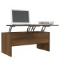vidaXL Couchtisch Braun Eichen-Optik 102x50,5x46,5 cm Holzwerkstoff vidaXL Couchtisch Braun Eichen-Optik 102x50,5x46,5 cm Holzwerkstoff