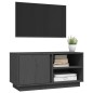 vidaXL TV-Schrank Grau 80x35x40,5 cm Massivholz Kiefer vidaXL TV-Schrank Grau 80x35x40,5 cm Massivholz Kiefer