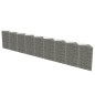 vidaXL Gabionenwand Verzinkter Stahl 630×30×100 cm vidaXL Gabionenwand Verzinkter Stahl 630×30×100 cm