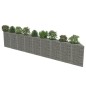 vidaXL Gabionenwand Verzinkter Stahl 630×30×100 cm vidaXL Gabionenwand Verzinkter Stahl 630×30×100 cm