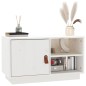 vidaXL TV-Schrank Weiß 70x34x40 cm Massivholz Kiefer vidaXL TV-Schrank Weiß 70x34x40 cm Massivholz Kiefer