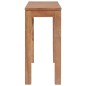 vidaXL Konsolentisch Teakholz Massiv Natürliches Finish 110x35x76 cm vidaXL Konsolentisch Teakholz Massiv Natürliches Finish 110x35x76 cm