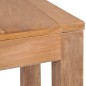 vidaXL Konsolentisch Teakholz Massiv Natürliches Finish 110x35x76 cm vidaXL Konsolentisch Teakholz Massiv Natürliches Finish 110x35x76 cm