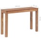 vidaXL Konsolentisch Teakholz Massiv Natürliches Finish 110x35x76 cm vidaXL Konsolentisch Teakholz Massiv Natürliches Finish 110x35x76 cm