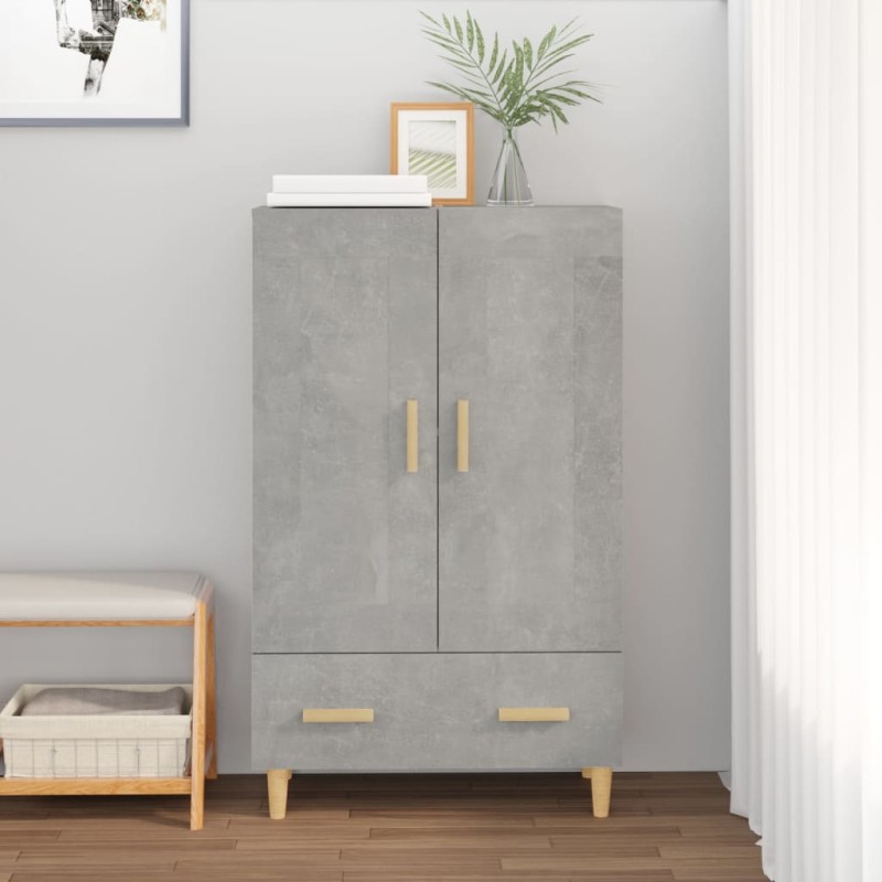vidaXL Highboard Betongrau 70x31x115 cm Holzwerkstoff vidaXL Highboard Betongrau 70x31x115 cm Holzwerkstoff