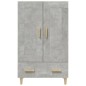 vidaXL Highboard Betongrau 70x31x115 cm Holzwerkstoff vidaXL Highboard Betongrau 70x31x115 cm Holzwerkstoff