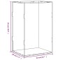vidaXL Vitrine Transparent 22x18x35 cm Acryl vidaXL Vitrine Transparent 22x18x35 cm Acryl