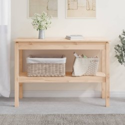 vidaXL Konsolentisch 110x40x75 cm Massivholz Kiefer