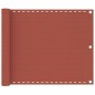 vidaXL Balkon-Sichtschutz Terracotta-Rot 75x500 cm HDPE vidaXL Balkon-Sichtschutz Terracotta-Rot 75x500 cm HDPE