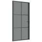 vidaXL Innentür 102,5x201,5 cm Schwarz ESG-Glas und Aluminium vidaXL Innentür 102,5x201,5 cm Schwarz ESG-Glas und Aluminium