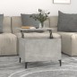 vidaXL Couchtisch Betongrau 60x44,5x45 cm Holzwerkstoff vidaXL Couchtisch Betongrau 60x44,5x45 cm Holzwerkstoff
