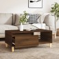 vidaXL Couchtisch Braun Eichen-Optik 90x50x36,5 cm Holzwerkstoff vidaXL Couchtisch Braun Eichen-Optik 90x50x36,5 cm Holzwerkstoff