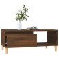 vidaXL Couchtisch Braun Eichen-Optik 90x50x36,5 cm Holzwerkstoff vidaXL Couchtisch Braun Eichen-Optik 90x50x36,5 cm Holzwerkstoff