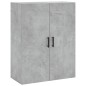 Highboard Betongrau 69,5x34x180 cm Holzwerkstoff Highboard Betongrau 69,5x34x180 cm Holzwerkstoff