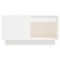 vidaXL Couchtisch Weiß 60x61x32,5 cm Massivholz Kiefer vidaXL Couchtisch Weiß 60x61x32,5 cm Massivholz Kiefer