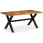 vidaXL Esstisch Akazien- und Mangoholz Massiv 180 x 90 x 76 cm vidaXL Esstisch Akazien- und Mangoholz Massiv 180 x 90 x 76 cm