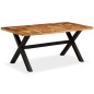 vidaXL Esstisch Akazien- und Mangoholz Massiv 180 x 90 x 76 cm vidaXL Esstisch Akazien- und Mangoholz Massiv 180 x 90 x 76 cm